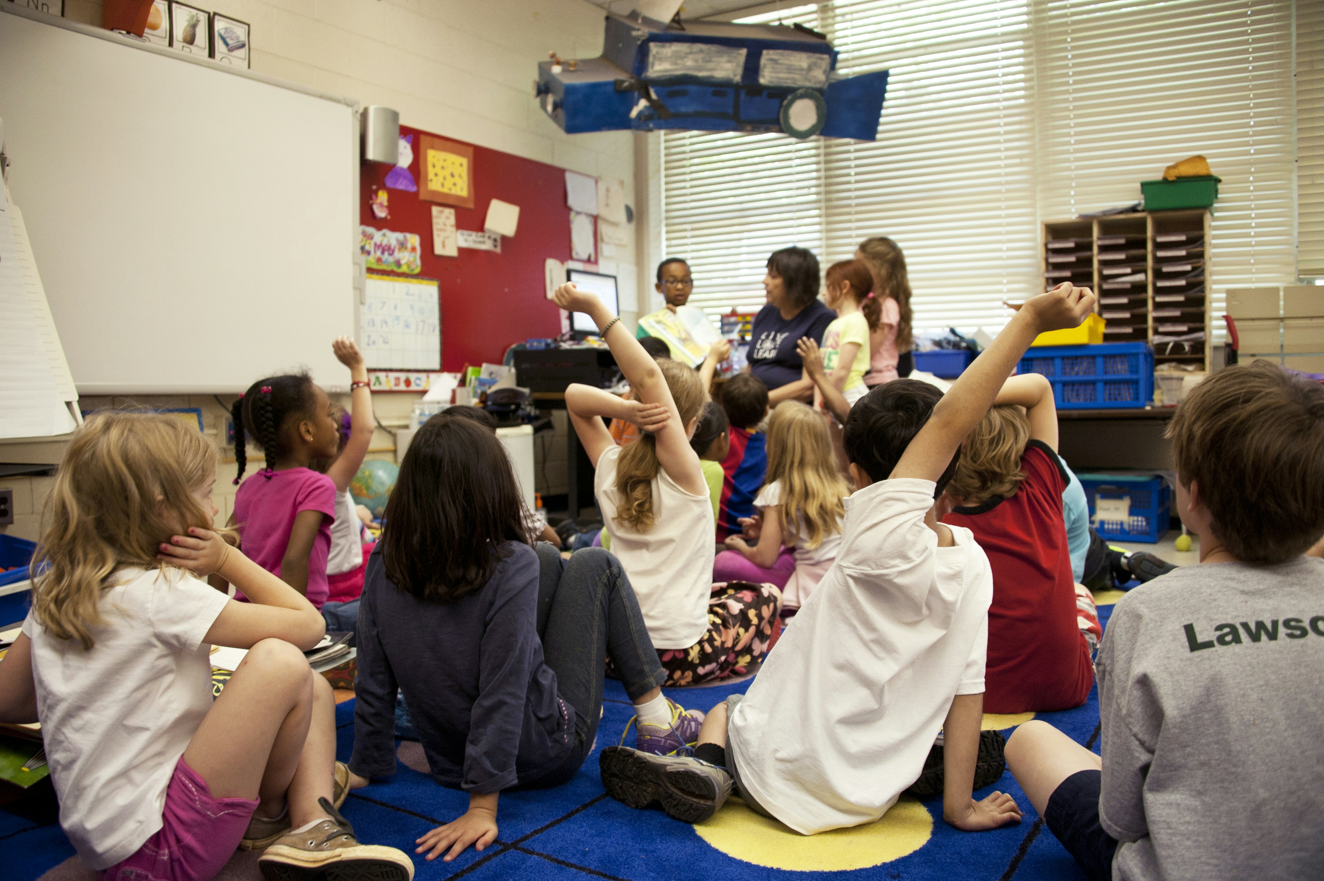 Children in a classroom